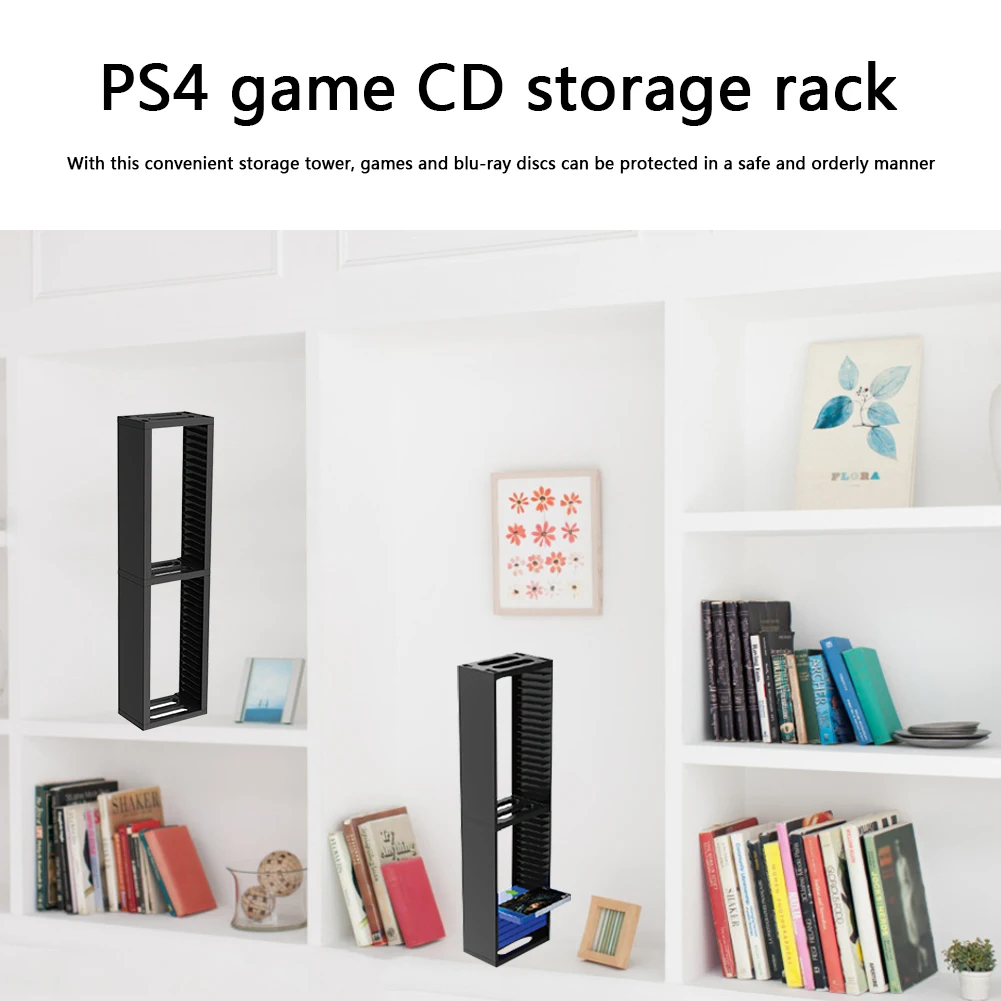 Компакт дисков для хранения кронштейн держатель PS4 Sony Playstation 4 игровых