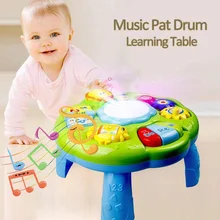 Музыкальные Младенцы освещение детские игрушки деятельности звуковой центр игры Oyuncak малышей обучающий стол раннее образование играть