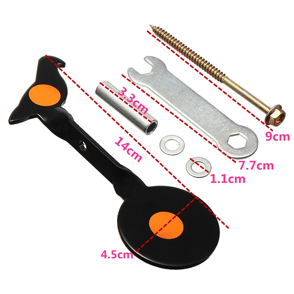Птица в форме спиннера Металл практика упрощенная сторона встраивания легко установить портативный Plinking винт тип обучение Стрельба Цель