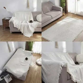 

Svetanya White Sofa Towel Chair Couch Sofa-bed Furniture Covers Floor Rug Mat Carpet