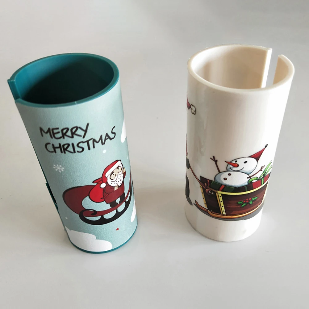 

Unique Christmas Sliding Wrapping Paper Cutter, Cuts Perfect Line Every Single Time Wrapping Paper Roll Cutter Safe Cutter Tool