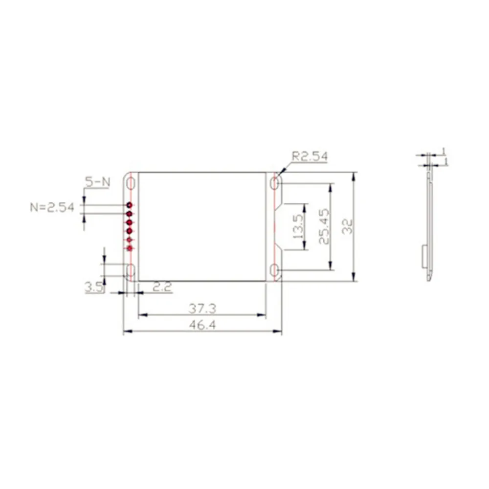 Taidacent Raspberry Pi Белый Черный Видимый SPI 200x200 1,54 1 дюйм E-Ink E-paper дисплей Панель для электронной полки края этикетки