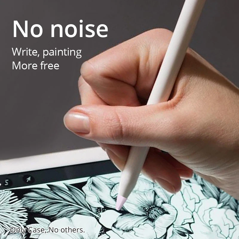 PZOZ 6 шт. для apple Pencil 1 2 Tablet stylus Touch Pen nib чехол мягкий силиконовый защитный чехол для apple Pencil чехол touch cover