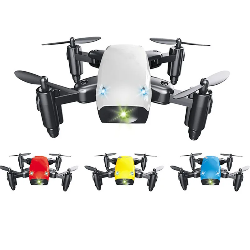 Игрушка для мальчика S9HW мини складной Дрон S9 RC вертолет БПЛА 6 оси гироскоп четырехосный хороший выбор для обучения Дрон