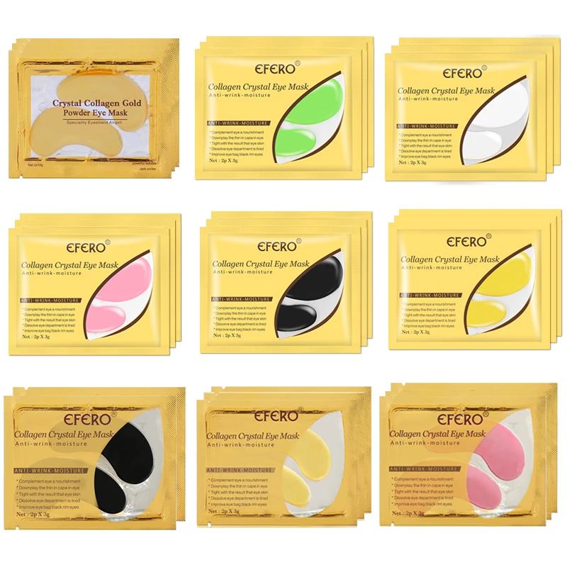 

5/6/8/10/15Pair Eye Mask Face Mask Gel Eye Patches for Eyes Bags Wrinkle Dark Circles Moisturizing Eye Pads Sheet Mask Skin Care