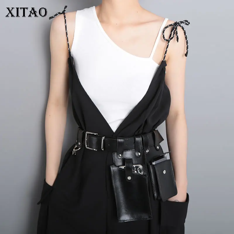 

XITAO Adult Women Belts Korea Fashion New Elegant Fashion Big Brand Shape Cigarette Case Belt Purse Belts 2019 Summer GCC1142