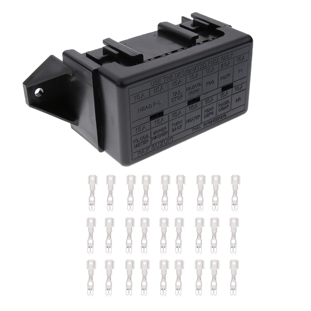 DC 12 V-32 V 14-Ways контурная Автомобильная лодка Автомобильная ATC/плавкий предохранитель ATO коробка держатель