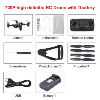 

ZD5-G 720P GPS Folding Drone with Dual Camera Gesture Photo Remote Control Toy Machine Headless Mode Optical Flow Positioning