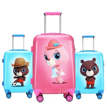 

19''20/21 inch kids suitcase with wheels travel luggage trolley luggage bag Cabin carry on suitcase children's gils boys gift