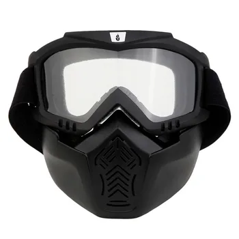 

Wosawe cross country dust mask ski goggles removable dust mask motorcycle mask