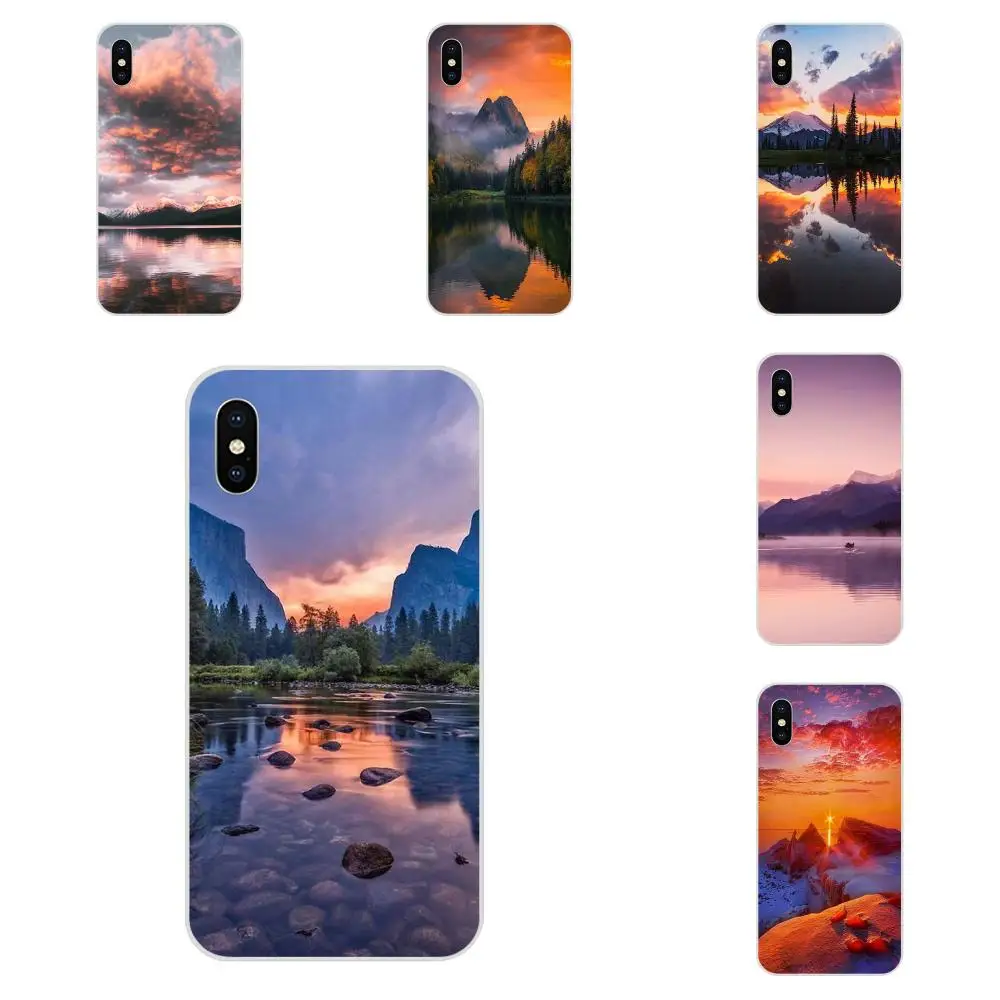 

Mountain Lake Sunset Landscape Buy For Galaxy Grand A3 A5 A7 A8 A9 A9S On5 On7 Plus Pro Star 2015 2016 2017 2018 Silicone Cases
