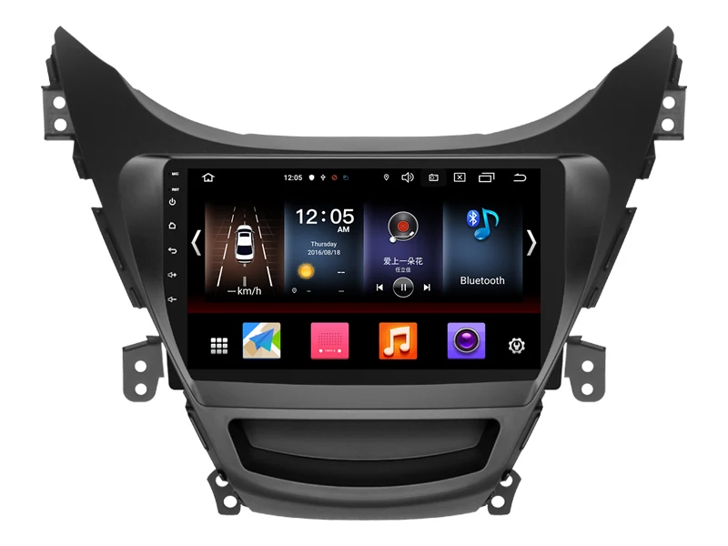 Прямая с фабрики OTOJETA Android 9,0 Автомобильный мультимедийный радио для 2012 hyundai Elantra магнитофон gps USB навигация по Bluetooth