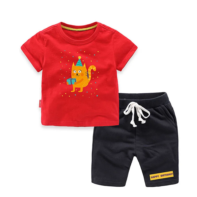 

Childrenswear Network Children 2018 Children Childrenswear a Ready Korean-style CHILDREN'S Short-sleeved Clothes Set 1805