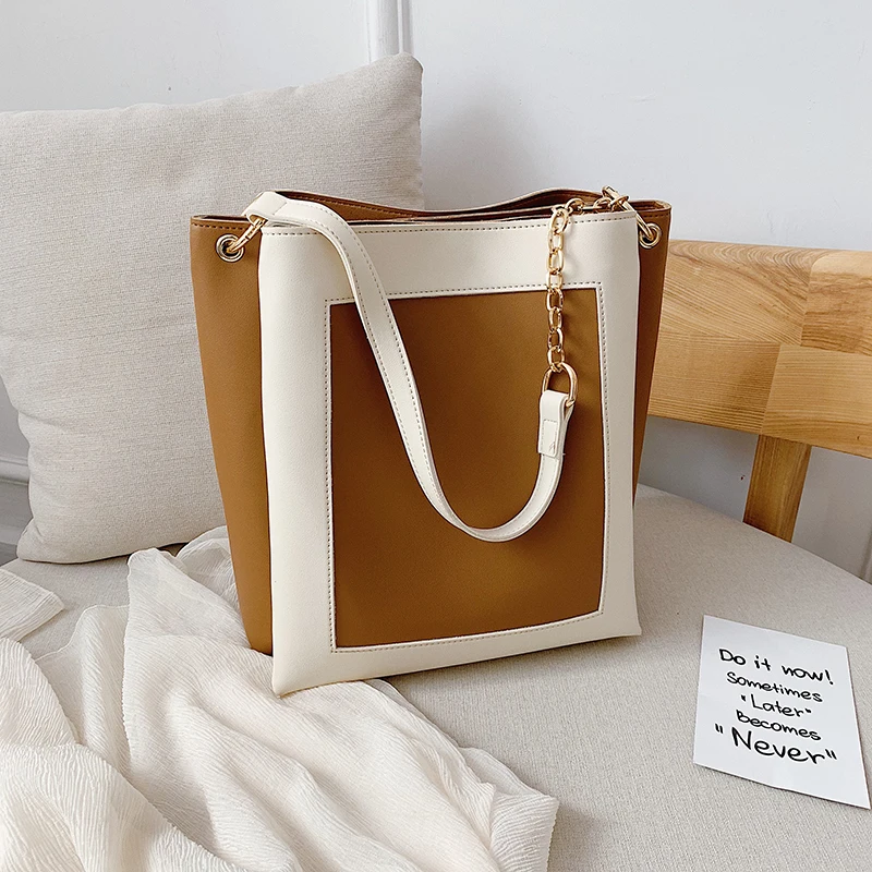 Фирменный дизайн, женская сумка на плечо, большая емкость, сумка цилиндрической формы, качественная искусственная кожа, женская сумка для покупок