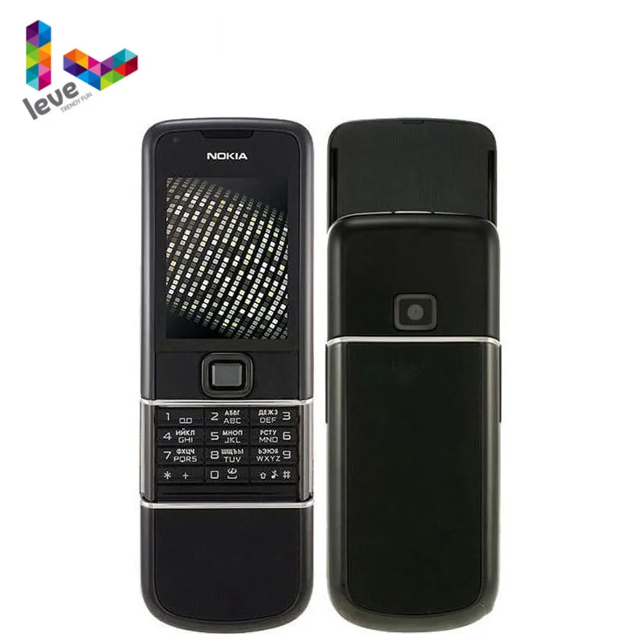 Original Nokia 8800 teléfono móvil 2G GSM Tri-banda desbloqueado 8800 clásico restaurado teléfono ruso teclado árabe y 3 colores