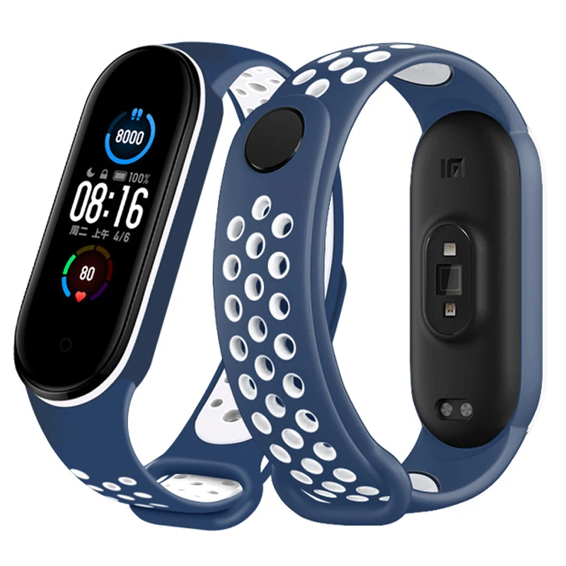 

Ремешок силиконовый для xiaomi mi band 6 5 4, сменный спортивный браслет для смарт-часов