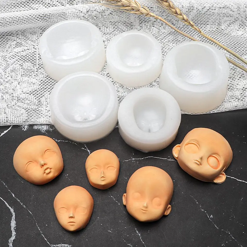 Forme De Visage De | Mignon Visage De Bébé Moules En Silicone