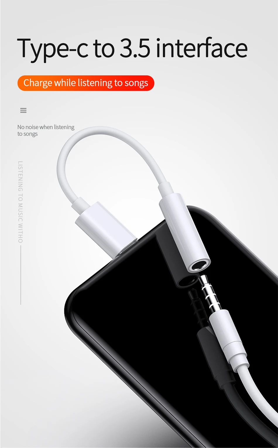 Joyroom type-C до 3,5 мм AUX адаптер для наушников для Xiaomi huawei samsung type C до 3,5 разъем для наушников аудио кабель адаптер Usb
