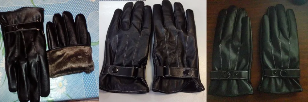 Горячая Для Мужчин's класса «Люкс» из искусственной кожи зимние теплые перчатки для вождения однотонные Цвет Тактический Перчатки черный Прямая Высокое качество# P5