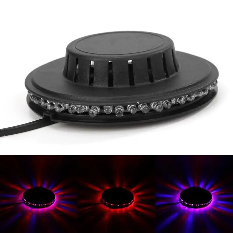 Цветной Вращающийся RGB светодиодный сценический светильник рождевечерние ский