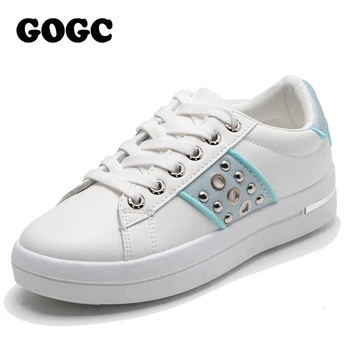 

GOGC Sneakers Women 2020 Breathable Casual Shoes womens sneakers canvas shoes Female Sneaker Lace Up Women Shoe Platform G6818