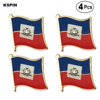 

Haiti Flag Pin Lapel Pin Badge Brooch Icons 4PC