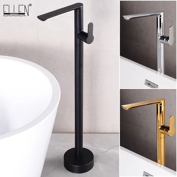 

ELLEN Floor Stand Bathtub Faucets Hot Cold Bath Tub Faucet Luxury Water Mixer Tap Crane ELS2012