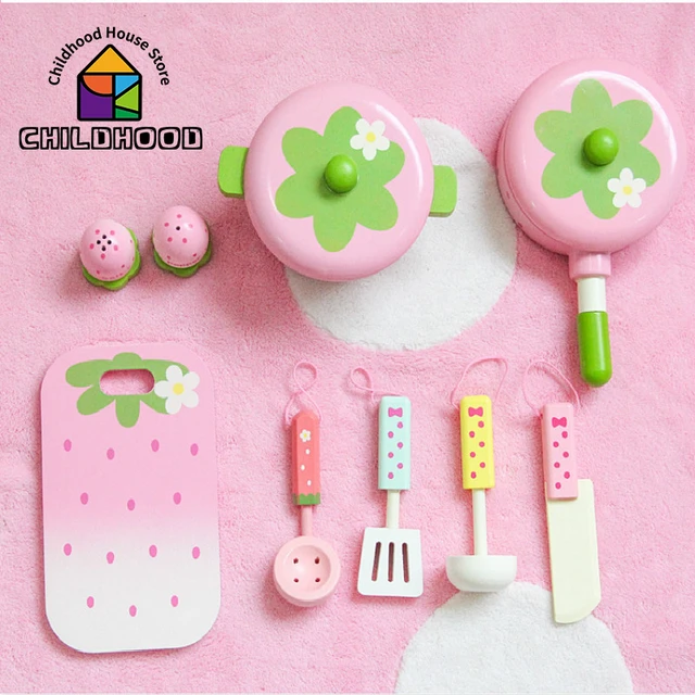 Conjunto de chá da tarde de madeira brinquedo fingir jogar comida  aprendizagem role play jogo cedo brinquedos educativos para crianças  meninas meninos crianças presentes - AliExpress