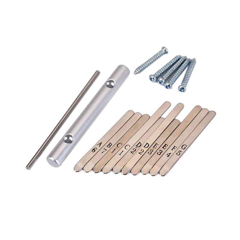 

Musical Steel Keys for 10 Keys Kalimba Piano Portable Music Accessory