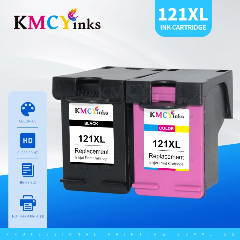Чернильный картридж KMCYinks 121XL для HP 121 xl Deskjet D2563 F4283 F2423 F2483 F2493 F4213 F4275 | Компьютеры и