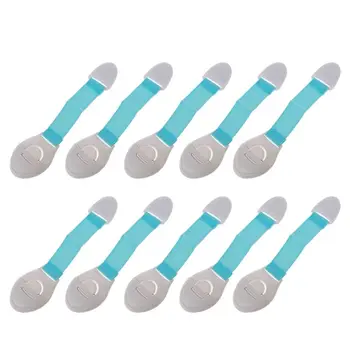 

10PCS Cabinet Door Drawers Refrigerator Locks Protection from Children Baby Safety Plastic Security Child Lock