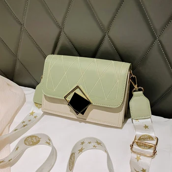 

ABAY2020 Luxury Handbags Women Bags Designer Women's Shoulder Bags Fashion Girl Crossbody Bag Embroidery Door Lock Messenger Bag