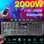 110/220V 2000W USB SD AMP FM DVD AUX mit Fernbedienung Unterstützung 4 Weg Mikrofon Eingang bluetooth Verstärker Audio Stereo Digital