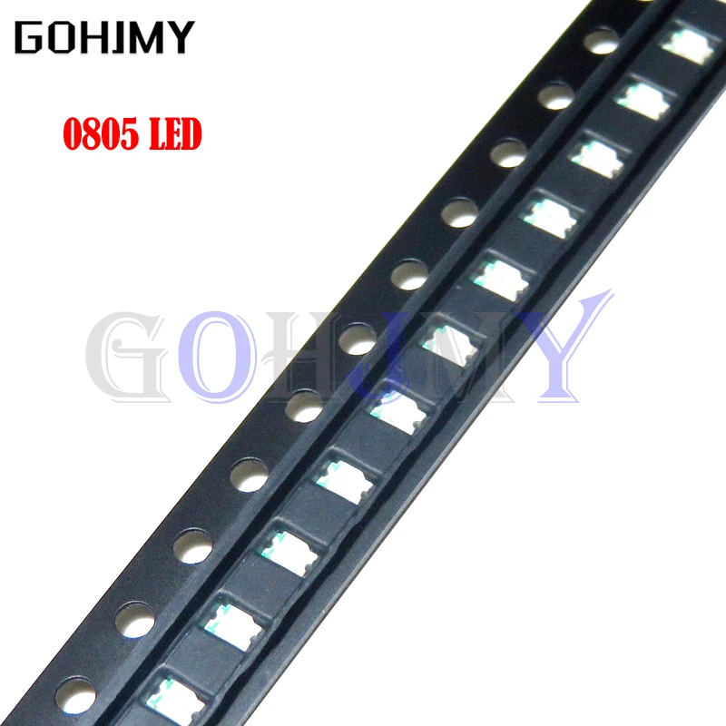 1Reel 0402 0603 0805 1206 1210 smd led Red Yellow Green White Blue light emitting diode Clear LED Light Diode Set