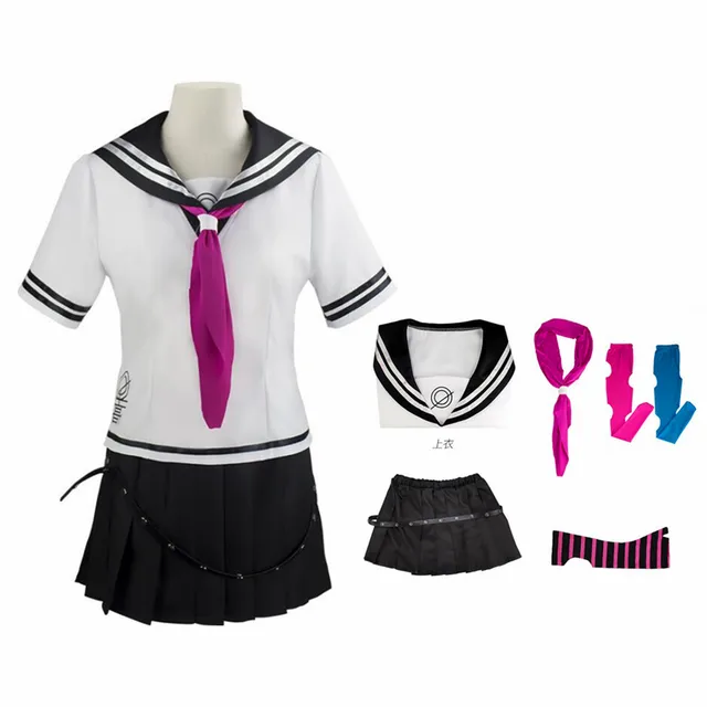 Anime Super Dangan Ronpa 2 Danganronpa Ibuki Mioda Dress Uniform Cosplay Costume A1