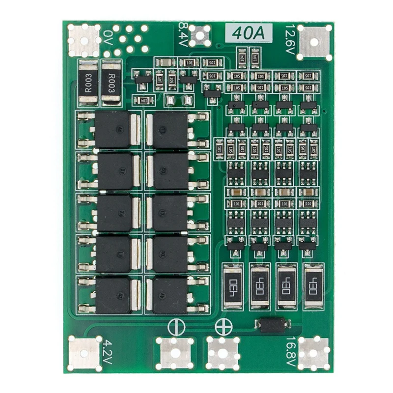 

4S 40A 18650 Li-Ion Lithium Battery Charger BMS Board PCB Protection Module with Balance for Drill Motor 14.8V 16.8V Lipo Module