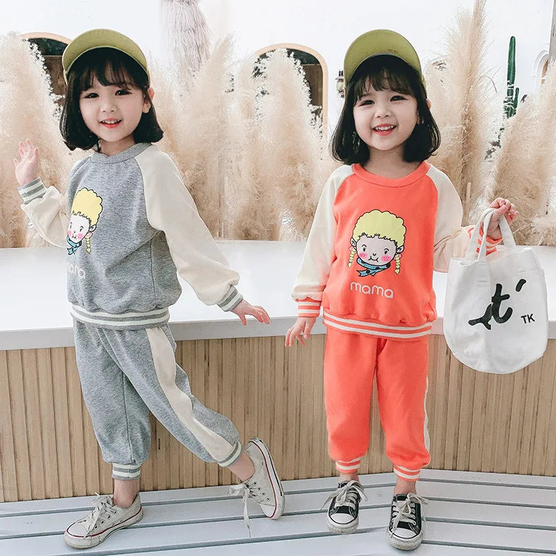 

Childrenswear Spring And Autumn Set Baby Brother And Sister Hoodie Two-Piece Set Baby GIRL'S Young CHILDREN'S 1-3-Year-Old Semi-