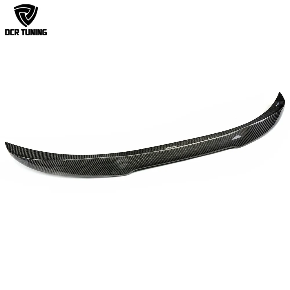 F10 Spoiler M4 Style Carbon Spoiler Carbon Fiber Rear Trunk Wings car styling For BMW F10 2010-M5
