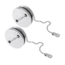 2 шт сменная палубная из нержавеющей стали наполнение крышки с цепью-топливо/вода/газ