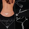 Fashion Rhinestone Butterfly Waist Chain Belt Jewelry For Women Crystal Belly Body Chain Bikini Belly Chain Body Jewelry ► Photo 2/6