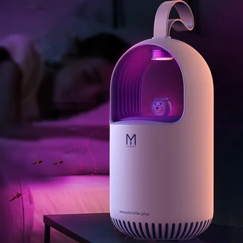 

Mosquito Killer New Cute Bear Home Physical Mosquito Killer USB Photocatalyst Mosquito Killer Lamp For Pregnant And Baby