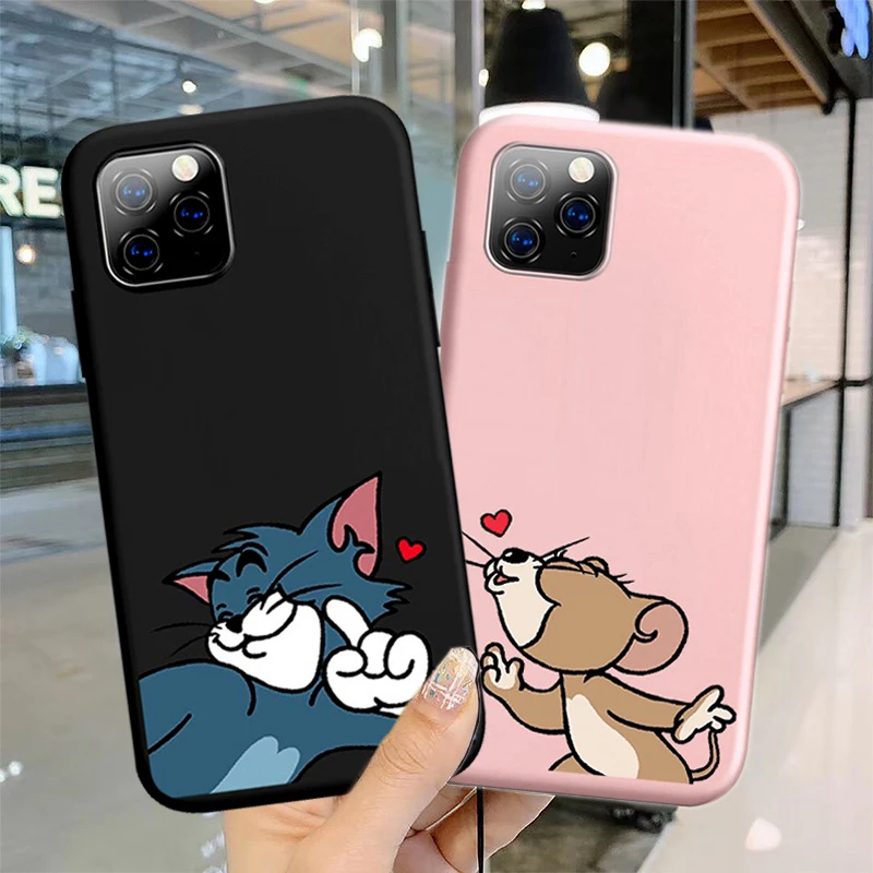 Чехол для iPhone 11 Pro X S Max чехол iphone 7 8 6S Plus XR чехлы телефонов se 2020 капа милый кот
