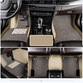 

Custom car floor mats for Hyundai solaris ix35 30 25 Elantra MISTRA GrandSantafe accent car styling Custom auto foot mats