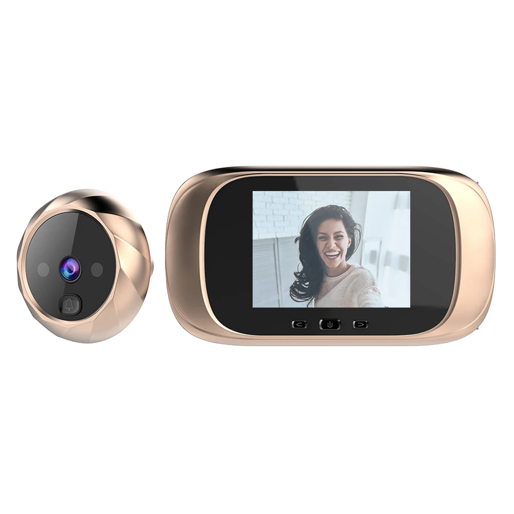 DD1 2 8 дюймов TFT ЖК экран цифровой видео дверной звонок 0.3MP ИК ночного видения