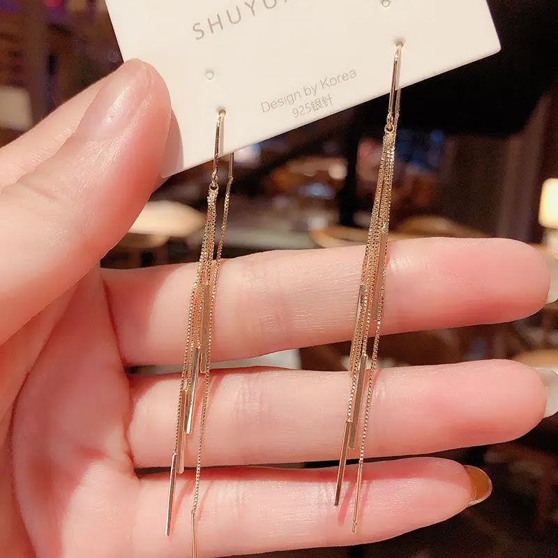 2021 new South Korea Dongdaemun Square Pearl Earrings Temperament All-Match Gem Geometric Popular Women | Украшения и аксессуары