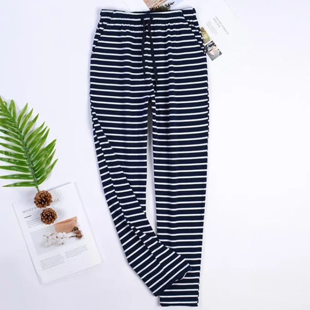 Men's Striped Pajama Pants Loose Sport 