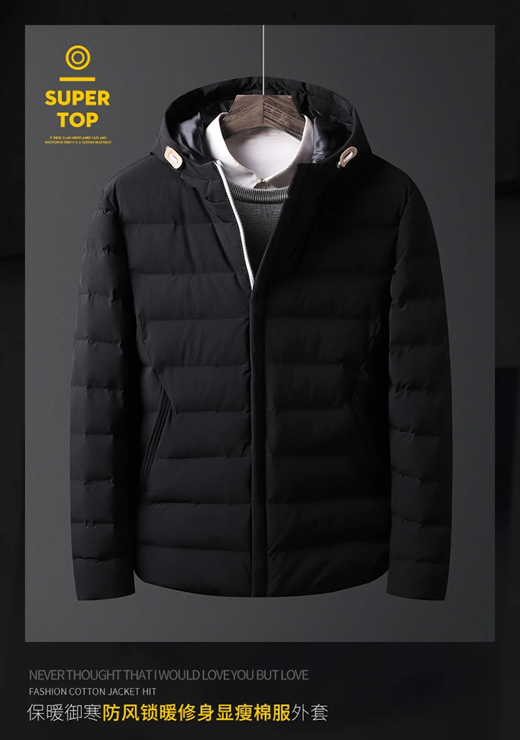 grosso quente parka casaco com capuz moda