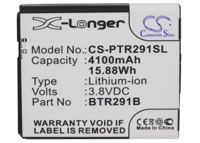 Cameron sino 4100 мА/ч, батарея для PANTECH 291LVW-7046 MHS291L MHS291LVW BTR291B для VERIZON 291LVW-7046 компиляция java-приложений! MHS291L
