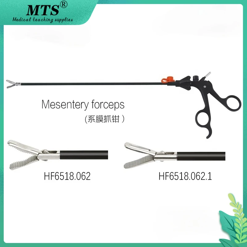 

MTS Reusable Medical Endoscopic Surgery Laparoscopic Instruments Mesentery Forceps for teaching traumatic pistol