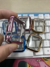 Carcasa de marco de TPU para carcasa de reloj Apple, 40mm, 44mm, 38mm, 42mm, Serie 6, 5, 4, 3, 2, 1 SE, funda protectora, carcasa para iWatch